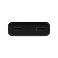 купить Портативное зарядное устройство, Xiaomi, Mi Power Bank 20000mAh 3 Pro VXN4254GL/VXN4245CNL,Выход USB: 2*1.5A, Индикатор заряда батареи, Кабель Micro USB в комплекте, Черный в Алматы фото 3