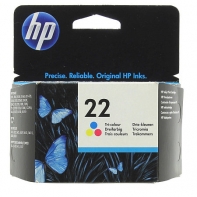 купить Картридж струйный HP C9352AE, №22 Трехцветный,  для HP DJ 3920/3940, OJ 5610, PSC 1410 в Алматы фото 1
