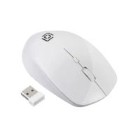 купить Мышь Oklick 565MW glossy белый оптическая (1600dpi) беспроводная USB для ноутбука (4but) в Алматы фото 3