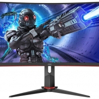 купить Монитор Игровой 27" AOC C27G2ZE/BK VA 240Hz 1ms 300cd/m Curved 1500R 2xHDMI DP в Алматы фото 1