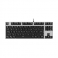купить Клавиатура, Rapoo, V500 Alloy, Игровая, USB, Кол-во стандартных клавиш 87, Длина кабеля 1,8 метра, Анг/Рус/Каз, Чёрный в Алматы фото 2