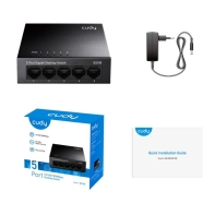 купить Коммутатор гигабитный  5-портовый CUDY GS105 <10/100/1000 Mbps, Металлический корпус> в Алматы фото 3