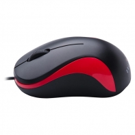 купить Мышь Oklick 115S черный/красный оптическая (1200dpi) USB для ноутбука (2but) в Алматы фото 3