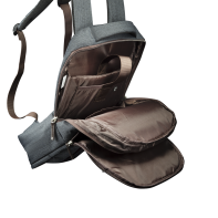 купить CANYON BP-6 Backpack for 15.6** laptop, material 600D polyester,dark gray,430*275*100mm 0.7kg, capacity 14L в Алматы фото 3