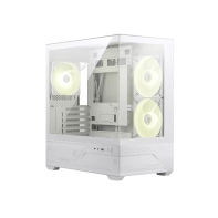 Купить Компьютерный корпус MSI MAG PANO M110R WHITE mATX/Mini-ITX, 1xUSB-A, 1xType-C, 1xAudio, 1xMic, mATX в Алматы