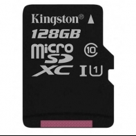 купить Карта памяти MicroSD 128GB Class 10 U1 Kingston SDCS/128GBSP в Алматы фото 1