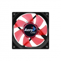купить Кулер для компьютерного корпуса, AeroCool, Motion 8 Red-3P, 80мм, 2000±10%об.мин, 3pin, Габариты 80х80х25мм, Чёрно-Красный в Алматы фото 2