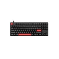купить Клавиатура механическая Lemokey  X1 87Key, Keychron Red, USB-A, QMK/VIA, EN/KZ/RU, Red led, черный в Алматы фото 1