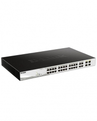 купить D-Link DGS-1210-28P/F2A  WebSmart коммутатор  24 порта 10/100/1000 с PoE + 4SFP в Алматы фото 1