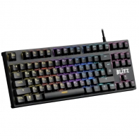 купить Клавиатура проводная игровая механическая Defender Blitz GK-240L RU,Rainbow (Черный), USB, ENG/RU, Н в Алматы фото 2