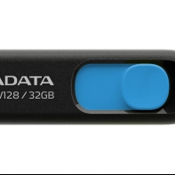 купить ADATA UV128, 32GB, UFD 3.1, Black/blue (AUV128-32G-RBE) /  в Алматы фото 1