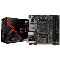 купить Материнская плата ASRock B450 GAMING-ITX/AC AM4 2xDDR4 4xSATA3 M.2 HDMI DP M-ITX в Алматы фото 2