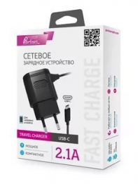 купить Сетевое зарядное устройство Partner type-C, 2.1А в Алматы фото 1