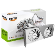 купить Видеокарта Inno3D GeForce RTX4070 Twin X2 OC WHITE, 12G GDDR6X 192bit HDMI 3xDP N40702-126XX-185252W в Алматы фото 2