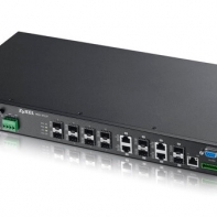 купить 12-портовый управляемый коммутатор ZyXEL,  L2+ Metro Gigabit Ethernet с 12 SFP-слотами из которых 4 совмещены с разъемами RJ-45 в Алматы фото 1
