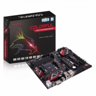 купить Материнская плата AM4 Colorful C.X370 X5 V14 <ATX, 4*DDR4, 1PCIE 3.0, DVI HDMI DP> в Алматы фото 1