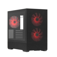 Купить Корпус Zalman P30 AIR, Mini Tower, m-ATX, Black, 2x3.5*/3x2.5*, USB 3.0, USB-С, RGB в Алматы