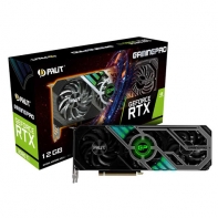 купить 12GB RTX 3080 Ti GDDR6X 384-bit 1365/1665 MHz, DPx3, HDMI, PCIe4.0, PALIT RTX3080Ti GAMINGPRO (NED308T019KB-132AA) 3Fan, 294 мм, 2,7 слота, A-RGB подсветка, 8-pinX2, Потребление 350W -> Блок питания Мин. 750W 80PlusBronze (Брендовый) (620W настоящих) в Алматы фото 1