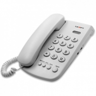 купить Телефон проводной Texet TX-241 светло-серый в Алматы фото 2