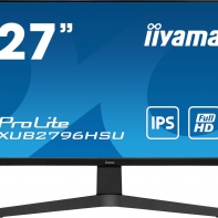 купить Монитор LCD 27** [16:9] 1920х1080(FHD) IPS, nonGLARE, 250cd/m2, H178°/V178°, 1000:1, 80M:1, 16,7 миллионов цветов, 1ms, VGA, HDMI, DP, USB-Hub, Height adj, Pivot, Tilt, Swivel, Speakers, Swivel, 3Y, Black в Алматы фото 1