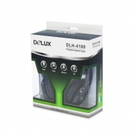 купить Наушники, Delux, DLH-4180, Микрофон, Чёрный в Алматы фото 3