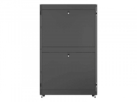 купить Rack 42U 2000x800x1100mm with 77% Perforated Front Door, 77% Perforated Rear Doors, 19* Mounting Rails, Side Panels, Toolless Removeable Top Panel, Casters and Leveling Feet, Baying Kit, (50) M6 Cage Nuts and Screws, Color RAL 7021 Black в Алматы фото 3