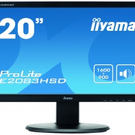 купить Монитор LCD 19.5** [16:9] 1600х900(HD+) TN, nonGLARE, 250cd/m2, H170&deg;/V160&deg;, 1000:1, 12М:1, 16.7M Color, 5ms, VGA, DVI, Tilt, Speakers, 3Y, Black в Алматы фото 1