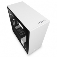 купить Корпус NZXT H710i CA-H710i-W1 Mid Tower Black/White Chassis with Smart Device 2, 3x120, 1x140mm Aer F Case Fans, 2x LED Strips and Vertical GPU Mount в Алматы фото 2