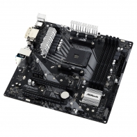 купить Материнская плата ASRock B450M PRO4 Socket AM4, B450, 4xDDR4 (3200+), 4xSATA3 RAID, 1xUltraM.2, 1xM.2, 2xPCI-E3.0x16, 2xPCI-E2.0x16 Supports AMD Quad CrossFireX™ and CrossFireX™, 1xD-Sub, 1xDVI, 1xHDMI, 2xUSB2.0, 6xUSB3.1, 1xPS/2, RJ-45, HD Audio Jac в Алматы фото 2