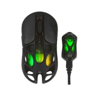 Купить Mouse GravaStar Mercury X, Wireless, BT 5.1/2.4GHz, Optical 32000 dpi, 5 buttons, USB, Galaxy Black Алматы