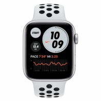 купить Apple Watch Nike SE GPS, 44mm Silver Aluminium Case with Pure Platinum/Black Nike Sport Band - Regular, Model A2352 в Алматы фото 2