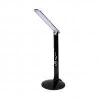 купить Настольная лампа, Deluxe, Lumi DLTL-301B-10W, 10Вт, 27 диодов, Календарь, Часы, Будильник, USB выход, 5 Степеней яркости, 3 Режима световой температуры, ABS Пластик, Чёрный в Алматы фото 1