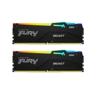 Купить Модуль памяти Kingston Fury Beast RGB XMP KF560C30BBAK2-16 DDR5 DIMM 16Gb KIT (2x8) 6000MHz CL30 Алматы