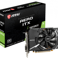 купить Видеокарта MSI GeForce GTX1660 SUPER, 6GB GDDR6 192-bit 1xDVI 1xHDMI 1xDP GTX 1660 SUPER AERO ITX OC в Алматы фото 1