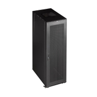 купить Шкаф 19* Business, 42U 600x800, черный, передняя дв. перфорир., задняя дв. распашная перфорир. в Алматы фото 2