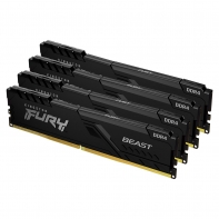 купить Модуль памяти Kingston Fury Beast KF426C16BBK4/128 DDR4 DIMM 128Gb KIT (4x32) 2666 MHz CL16 в Алматы фото 2