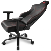 купить Игровое кресло Sharkoon Skiller SGS30 Black/Red v2 <Cинтетическая кожа, Газлифт 4, подлокотник 3D> в Алматы фото 4