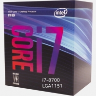 Купить CPU Intel Core i7 8700 3,2GHz 12Mb 6/12 Core Coffe Lake 65W FCLGA1151 BOX Алматы
