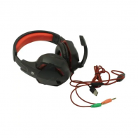 купить Игровая гарнитура стерео Defender Warhead G-370 черный+красный, кабель 2 м в Алматы фото 3