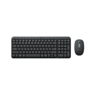 купить Клавиатура+мышь Logitech MK250 Wireless, 99 keys, EN/RU, 2xAAA, 1000DPI, 1xAA, BT 5.1, Черный в Алматы фото 1