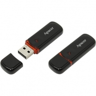 Купить USB-накопитель, Apacer, AH333, AP32GAH333B-1, 32GB, USB 2.0, Чёрный Алматы