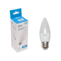 купить Эл. лампа светодиодная SVC LED C35-7W-E27-6500K, Холодный в Алматы фото 1