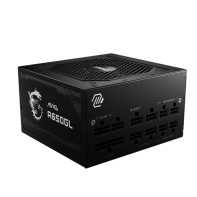 купить Блок питания MSI MAG A650GL, 650W, Active PFC, 80+ GOLD, Full Modular в Алматы фото 1