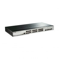 купить Коммутатор D-Link DGS-1510-28X/ME/A1A Gigabit Stackable SmartPro Switch with 24 10/100/1000Base-T ports, 4 10G SFP+  ports 802.3x Flow Con в Алматы фото 1