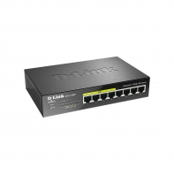 купить Неуправляемый коммутатор DGS-1008P/D1A  с 8 портами 10/100/1000Base-T и функцией энергосбережения (4 порта с поддержкой PoE 802.3af/802.3at (30 Вт), PoE-бюджет 68 Вт) в Алматы фото 1