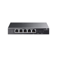 Купить Коммутатор PoE+ GbE  5-портовый Tp-Link TL-SG1005P-PD <неуправляемый гигабитный  коммутатор  с входящим PoE++, 1 порт RJ45 10/100/1000 Мбит/с с поддержкой входящего PoE (802.3af/at/bt), 4 портf GbE 802.3af/at (max 30W на порт),  коммутационная матриц Алматы