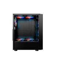 купить Корпус 1Stplayer BLACK.SIR B7, Midi Tower, ATX, Black, 2x3.5*/2x2.5*, 2xUSB2.0, USB3.0, RGB в Алматы фото 2