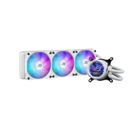 Купить СЖО Asus ROG Strix LC III 360 ARGB White, S115X/1200/1700/1851/AM4/AM5, 3x12cm, 4p, 800-2200rpm,36dB в Алматы