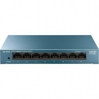 купить Коммутатор GbE  8-портовый Tp-Link TL-LS108G <8-Port 100/1000Mbps, настольный, Green Technology, 802.3X Flow Control, 802.1P/DSCP QoS> в Алматы фото 1