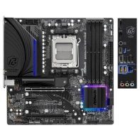 купить Материнская плата ASRock B650M PG RIPTIDE AM5 4xDDR5 4xSATA3 2xM.2 HDMI DP mATX в Алматы фото 2